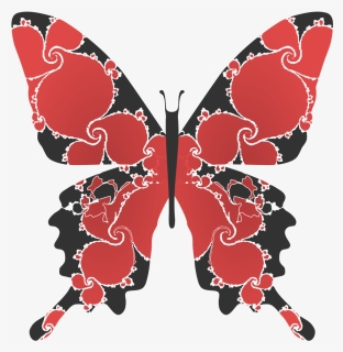 Butterflies Vector Single - Brush-footed Butterfly, HD Png Download, Free Download