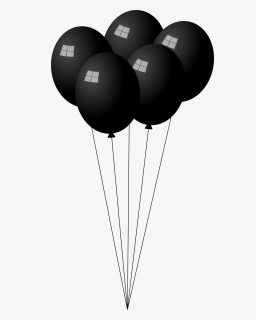 Black Balloons Clipart , Png Download - Black Balloons Transparent Background, Png Download, Free Download
