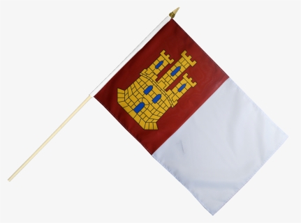 Spain Castile-la Mancha Hand Waving Flag - Bandera De Castilla La Mancha, HD Png Download, Free Download