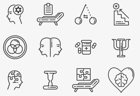 Psychologist Icons Vector - Drawing Of A Psychologist, HD Png Download, Free Download