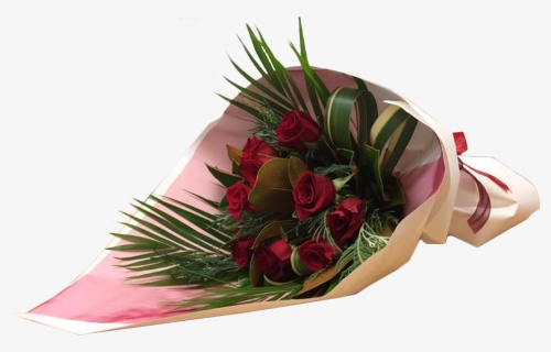 Dozen Red Rose Bouquet - Giant Protea, HD Png Download, Free Download