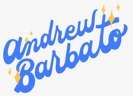 Alt Sparkle Script Logo Wordmark Comedian Andrew Sparkle - Calligraphy, HD Png Download, Free Download