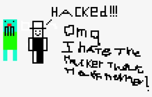 Nemoturtle8 Go Hacked - Black-and-white, HD Png Download, Free Download
