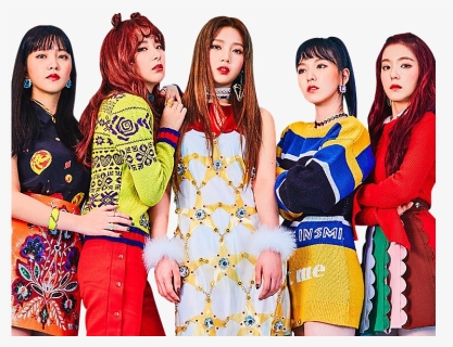 Red Velvet Png Stickers Transparent Kpop Edit Aesthetic - Red Velvet Rookie Album, Png Download, Free Download