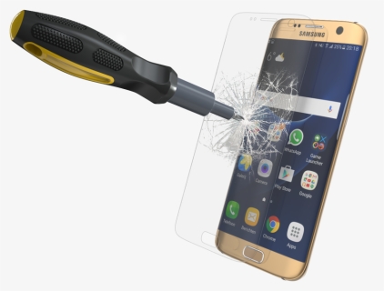 Galaxy S7 Edge Screenfloat 04112016 Approved - Samsung S7 Screen Guard Damage, HD Png Download, Free Download