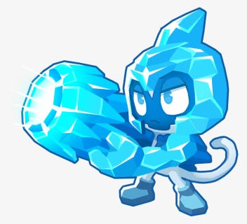 Ice Monkey Bloons Td 6 Ice Monkey Hd Png Download Kindpng