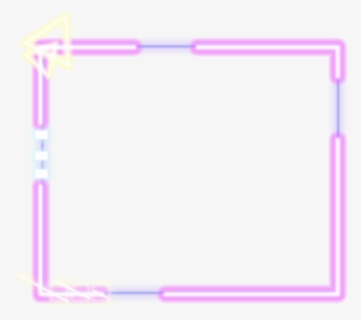 #square #neon #geometric #frame #triangle #overlay - Neon Square Png, Transparent Png, Free Download
