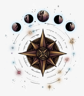 Fantasy Compass Star Transparent, HD Png Download, Free Download