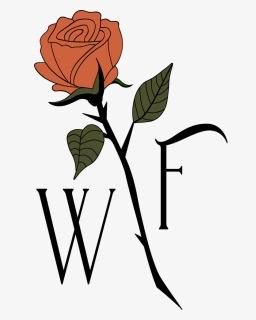 Wf Monogram - Garden Roses, HD Png Download, Free Download