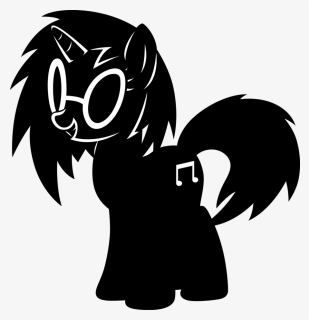 Disc Jockey Unicorn Drawing Clip Art - My Little Pony Dj3, HD Png Download, Free Download