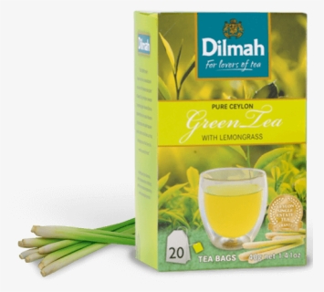 Pack Of Green Tea And Lemon Grass - Dilmah Natural Green Tea, HD Png Download, Free Download