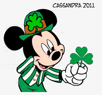 Mickey St Patrick S Day Wallpaper Wallpapersafari - Mickey Mouse St Patricks Day, HD Png Download, Free Download