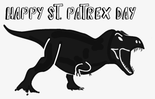Happy St Patrex Day - Tyrannosaurus, HD Png Download, Free Download