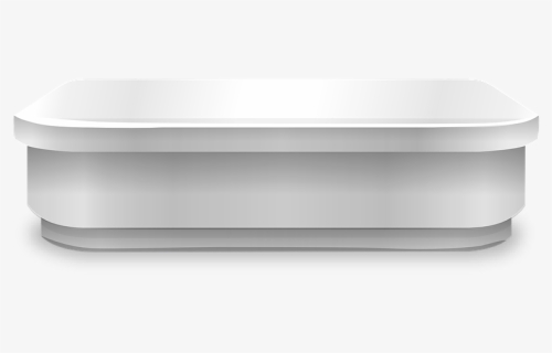 Table White Glass - Coffee Table, HD Png Download, Free Download