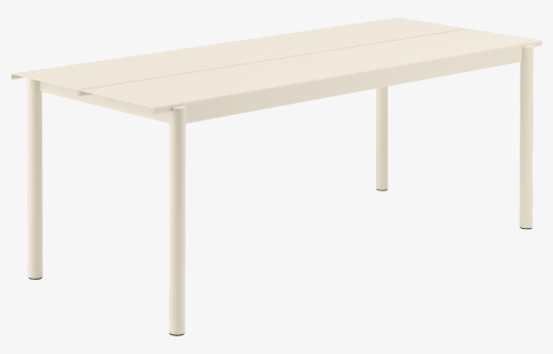 30912 Linear Table White 200x75cm 1547216900 - Muuto Linear Outdoor Table, HD Png Download, Free Download