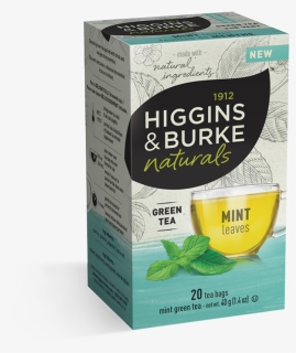 Higgins & Burke Mint Leaves Green Tea 20"s - Higgins And Burke Earl Grey Tea, HD Png Download, Free Download