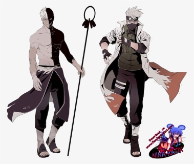 Render Kakashi Y Obito X Boruto - Madara Uchiha Character Design, HD Png Download, Free Download