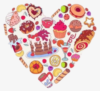 #candy #heart #sugar #scchocolate #love - Cake, HD Png Download, Free Download