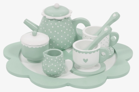 Picture Of Tea Set Mint - Drewniany Zestaw Do Herbaty, HD Png Download, Free Download