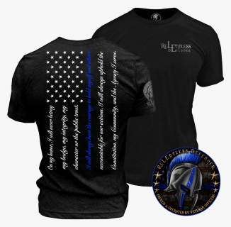 Thin Blue Line , Png Download - Thin Blue Line Texas T Shirts, Transparent Png, Free Download