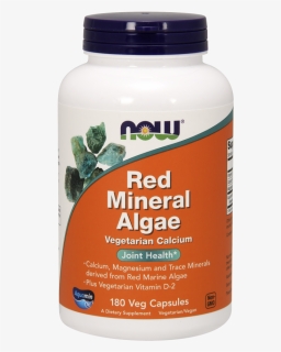 Red Mineral Algae Veg Capsules - Now Foods Liver Refresh, HD Png Download, Free Download