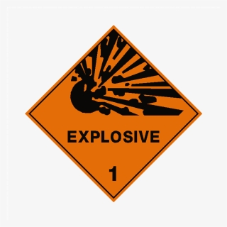 Explosive Sign Png Photo - Explosive Label, Transparent Png, Free Download