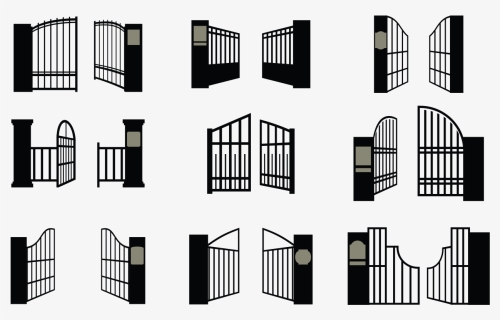 Gate Vector Png, Transparent Png, Free Download
