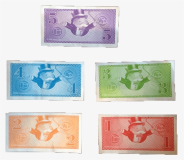 Monopoly Money Png - Monopoly Junior Game Money, Transparent Png, Free Download