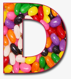 Jelly Bean Letters Transparent, HD Png Download, Free Download