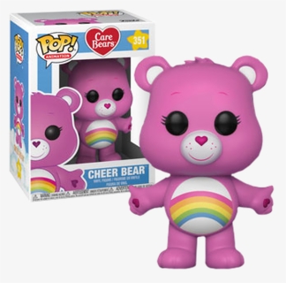 Cheer Bear Pop Vinyl Figure - Care Bears Pop Vinyl, HD Png Download, Free Download