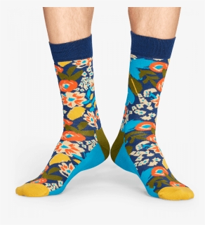 Blue & Yellow Socks - Happy Socks X Wiz Khalifa, HD Png Download, Free Download