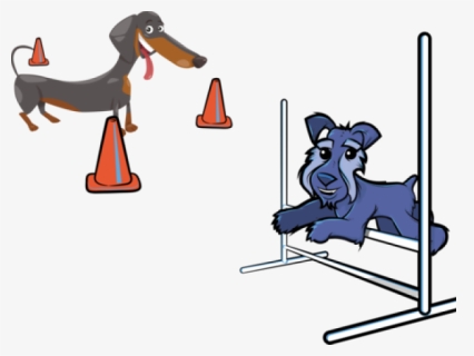 Beagle Clipart Agility Dog - Cute Cartoon Agility Dogs, HD Png Download, Free Download