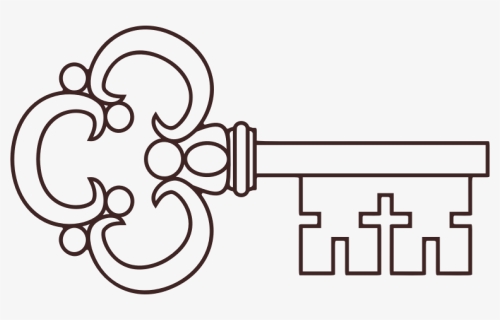 Ornate Key - Anahtar Ve Kilit Çizimi, HD Png Download, Free Download