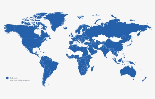 Schréder Sales Team Is Present Worldwide To Meet Your - World Map, HD Png Download, Free Download