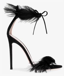 Gianvito Rossi Feather Sandals, HD Png Download, Free Download