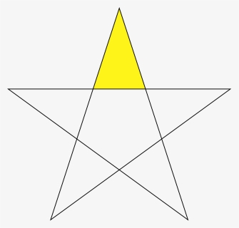 Golden Triangle Pentagram , Png Download - Stella Aurea, Transparent Png, Free Download
