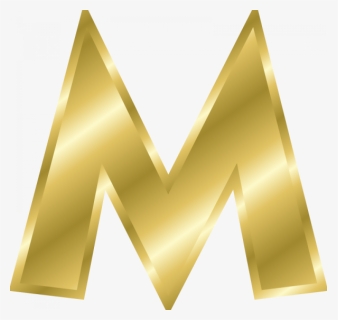 Gold Letter M Clipart, HD Png Download, Free Download