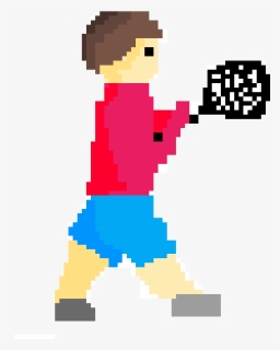 Atari Tennis Player Clipart , Png Download - Cartoon, Transparent Png, Free Download