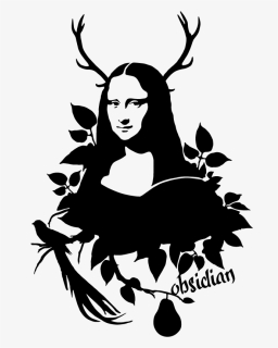 Mona Lisa Clipart Black And White - Ikea X Virgil Abloh Mona Lisa, HD Png Download, Free Download