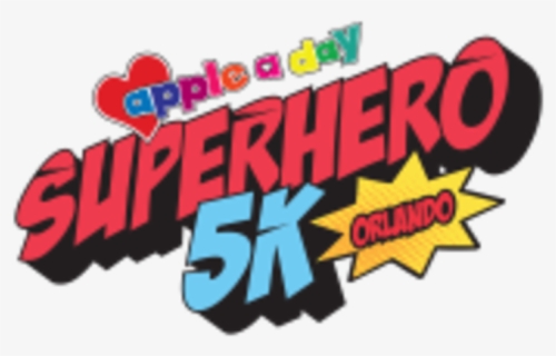 Apple A Day Superhero 5k - Graphic Design, HD Png Download, Free Download