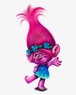 Trolls Birthday Png - Poppy Troll Clipart, Transparent Png, Free Download