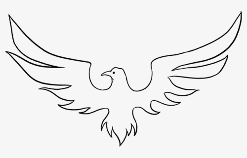 Phoenix Bird Drawing - Golden Eagle, HD Png Download, Free Download