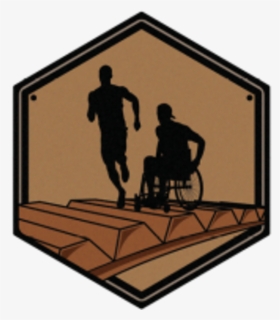 Transparent Wheelchair Silhouette Png - Silhouette, Png Download, Free Download