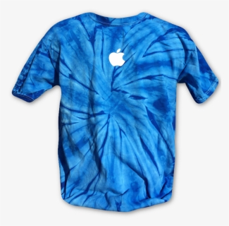 Blue Tie Dye Apple T Shirt, HD Png Download, Free Download