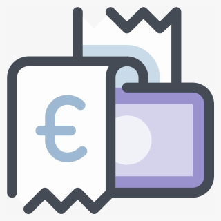 Buy For Euro Icon - Receipts Png, Transparent Png, Free Download