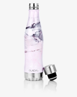 Glacial Bottle Pink Marble, HD Png Download, Free Download