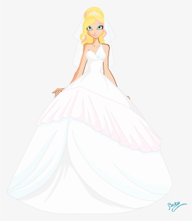 Collection Of Free Dress Drawing Wedding Download On - Wedding Dress Drawing Transparent, HD Png Download, Free Download