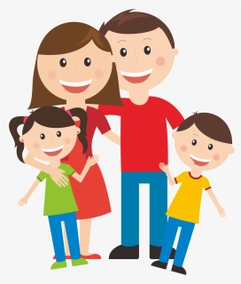 Community Clipart Existence - Family Of Four Clipart, HD Png Download, Free Download