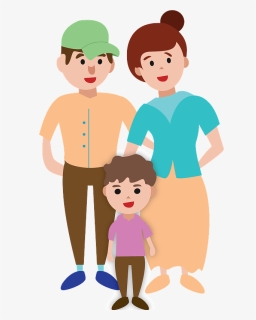 Family Clipart - Keluarga Kartun Png, Transparent Png, Free Download