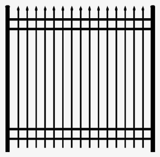 Metal Fence Png - Regis Aluminum Fence 3131, Transparent Png, Free Download
